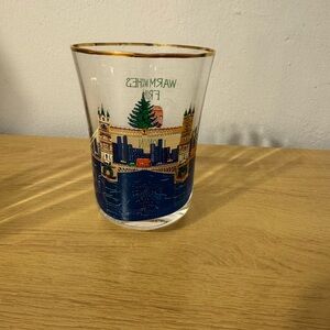 Anthropologie Holiday in the City London Juice Glass